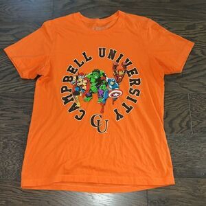 Marvel Marvels universe The team Campbell Camels orange soft men’s  t shirt L